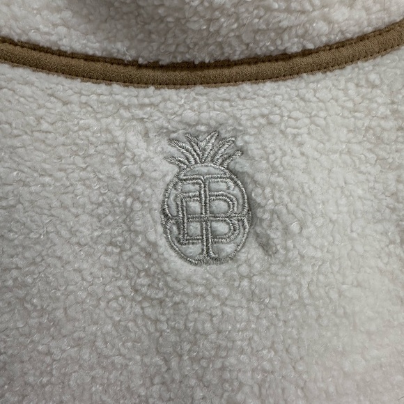 Tommy Bahama Faux Shearling Vest in Coconut L - Picture 9 of 9